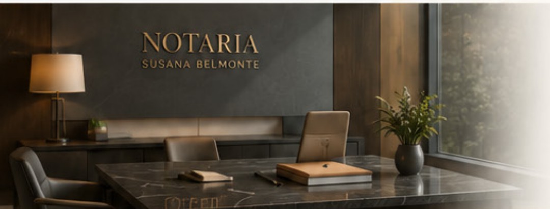 Recepción de la Notaría Susana Belmonte